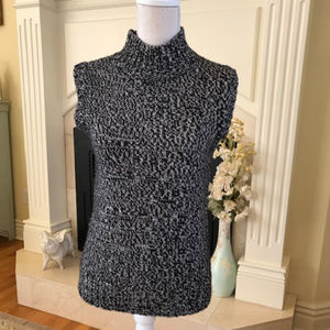Theory Size M Sleeveless Mock Turtleneck Sweater